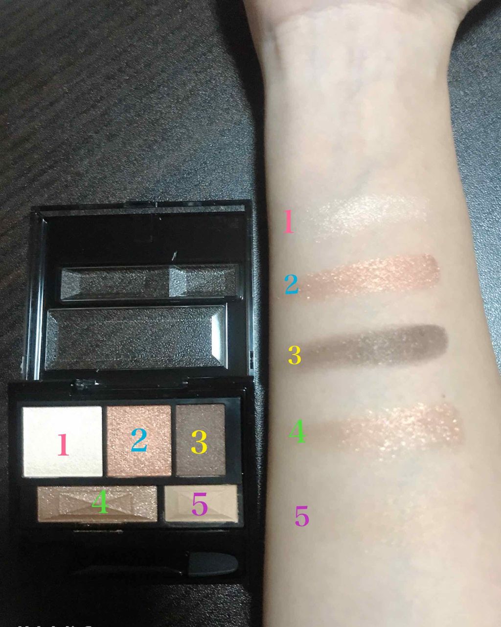 ブラウンシェードアイズN/KATE/アイシャドウパレットを使ったクチコミ（1枚目）