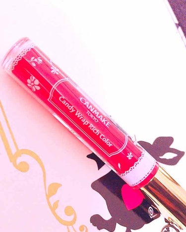 あ    や     か  😊 on LIPS 「キャンメイクの、リップグロス✨💄発色良き👍スラスラぬれて、塗り..」（1枚目）