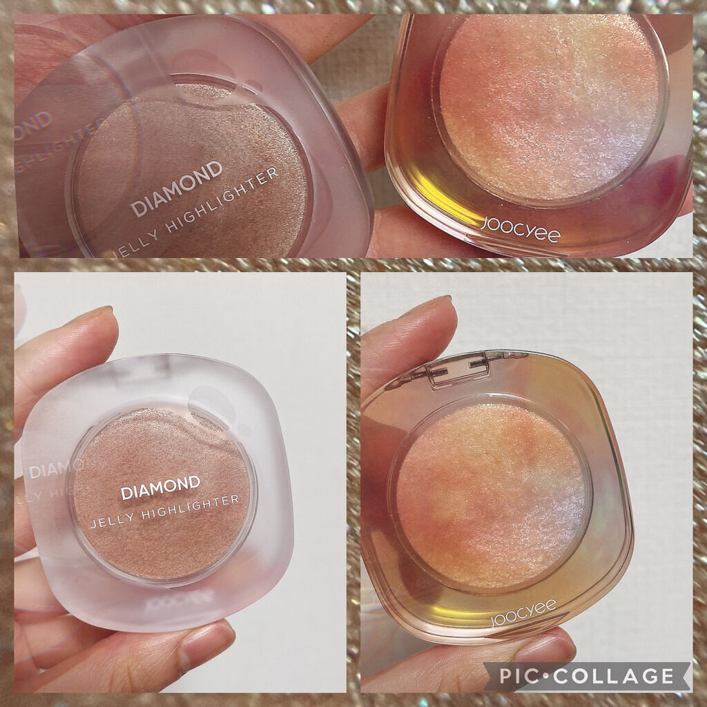 ダイヤモンドシェルハイライト/Joocyee/パウダーハイライトを使ったクチコミ（3枚目）