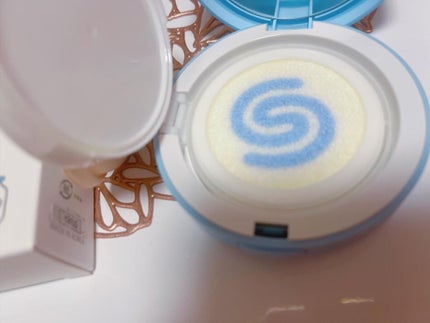 WHITE +UV CUSHION CREAM #COOL/G9SKIN/日焼け止めクリームを使ったクチコミ(4枚目)