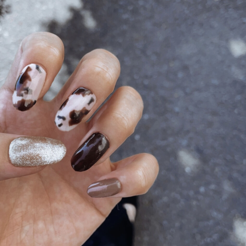 ジェルネイル（ライト対応）/セリア/ジェルネイルを使ったクチコミ（1枚目）