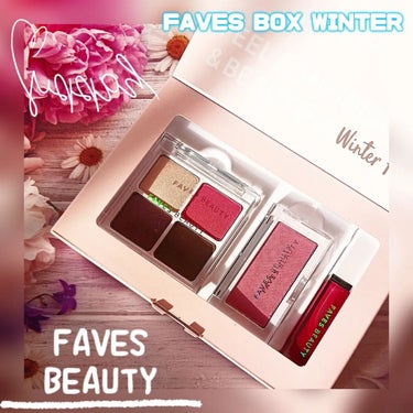 フェイブスボックス FAVES BOX WINTER/FAVES BEAUTY/メイクアップキットを使ったクチコミ（1枚目）