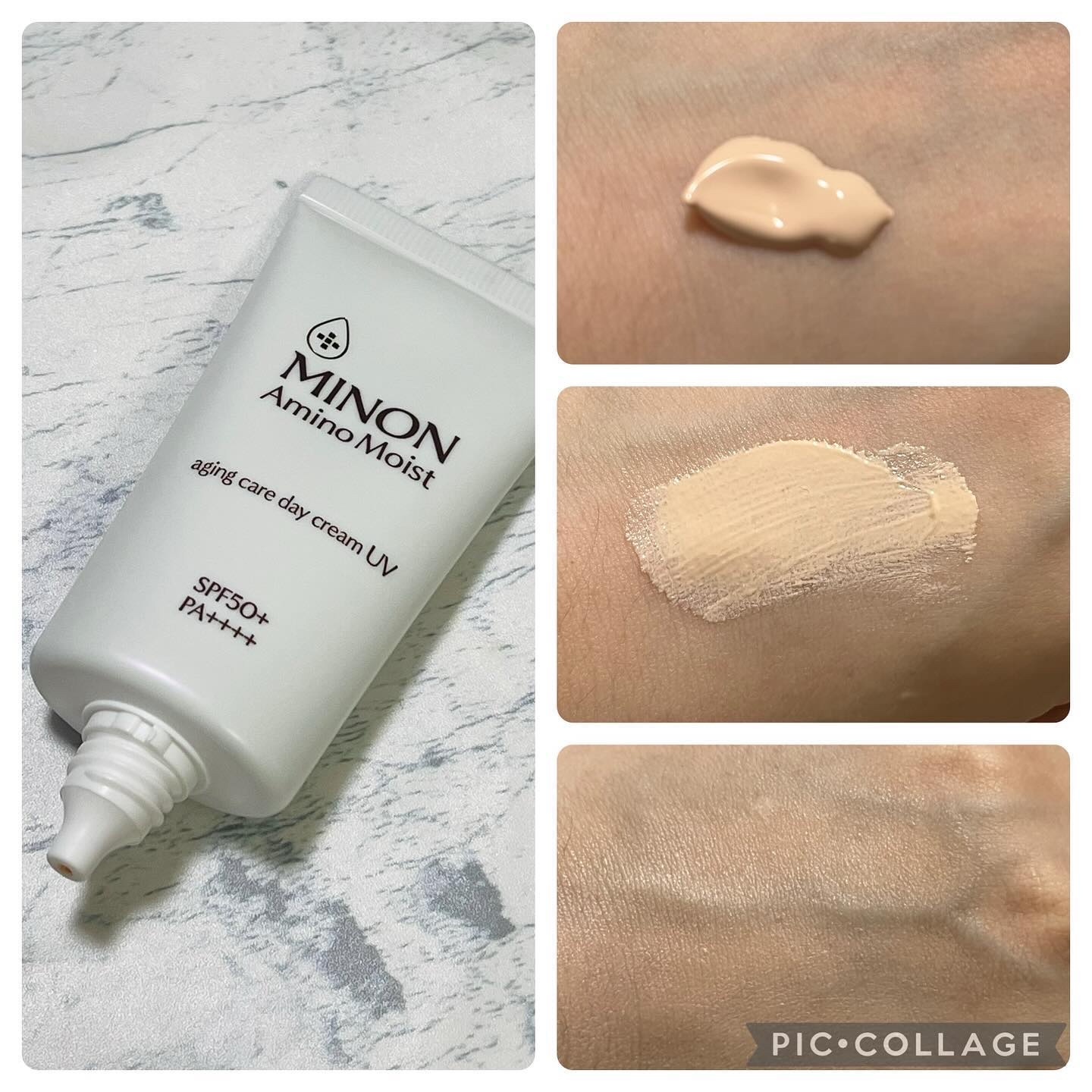 ミノン アミノモイスト エイジングケア デイクリームUV/ミノン/日焼け止めクリームを使ったクチコミ（2枚目）
