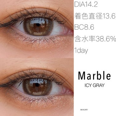 Marble by LUXURY(マーブルバイラグジュアリー）1day/Marble by LUXURY/ワンデー（１DAY）カラコンを使ったクチコミ（2枚目）