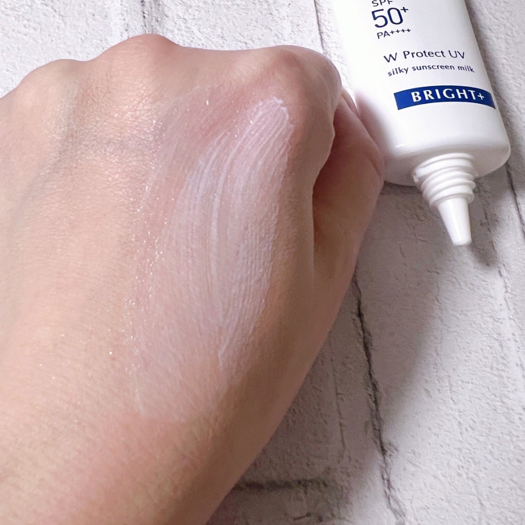 アンプルール WプロテクトUV ブライト+/アンプルール/日焼け止めミルクを使ったクチコミ(4枚目)