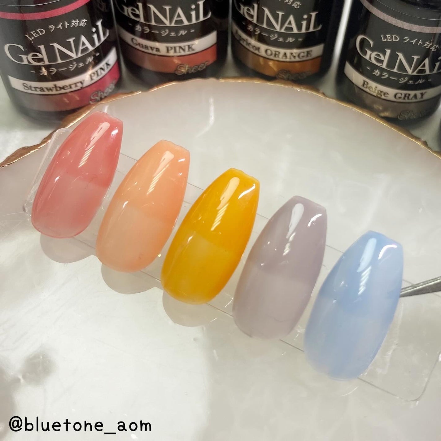 ジェルネイル(ライト対応)/セリア/ジェルネイルを使ったクチコミ(3枚目)