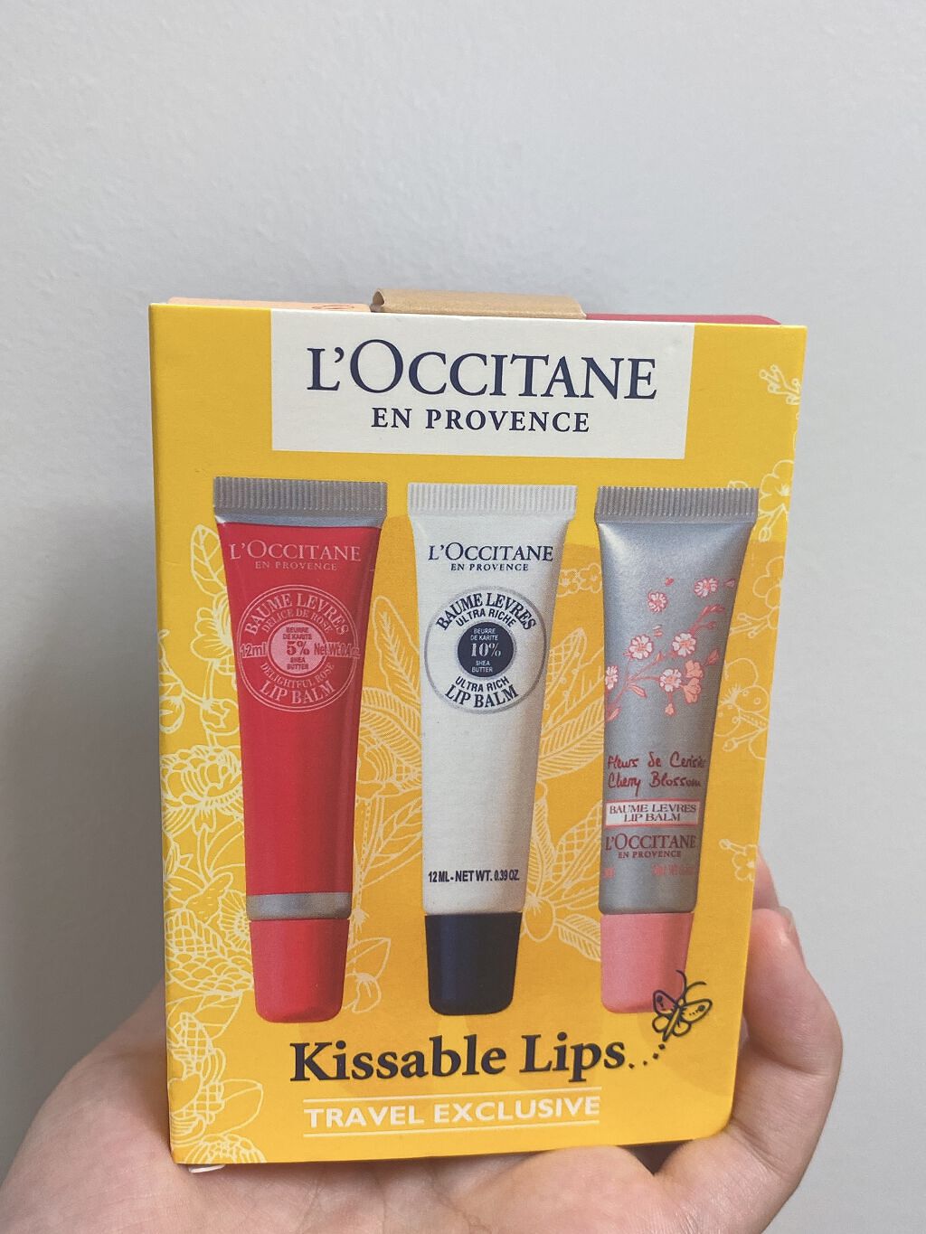 チェリーブロッサム リップバーム/L'OCCITANE/リップバームを使ったクチコミ（1枚目）