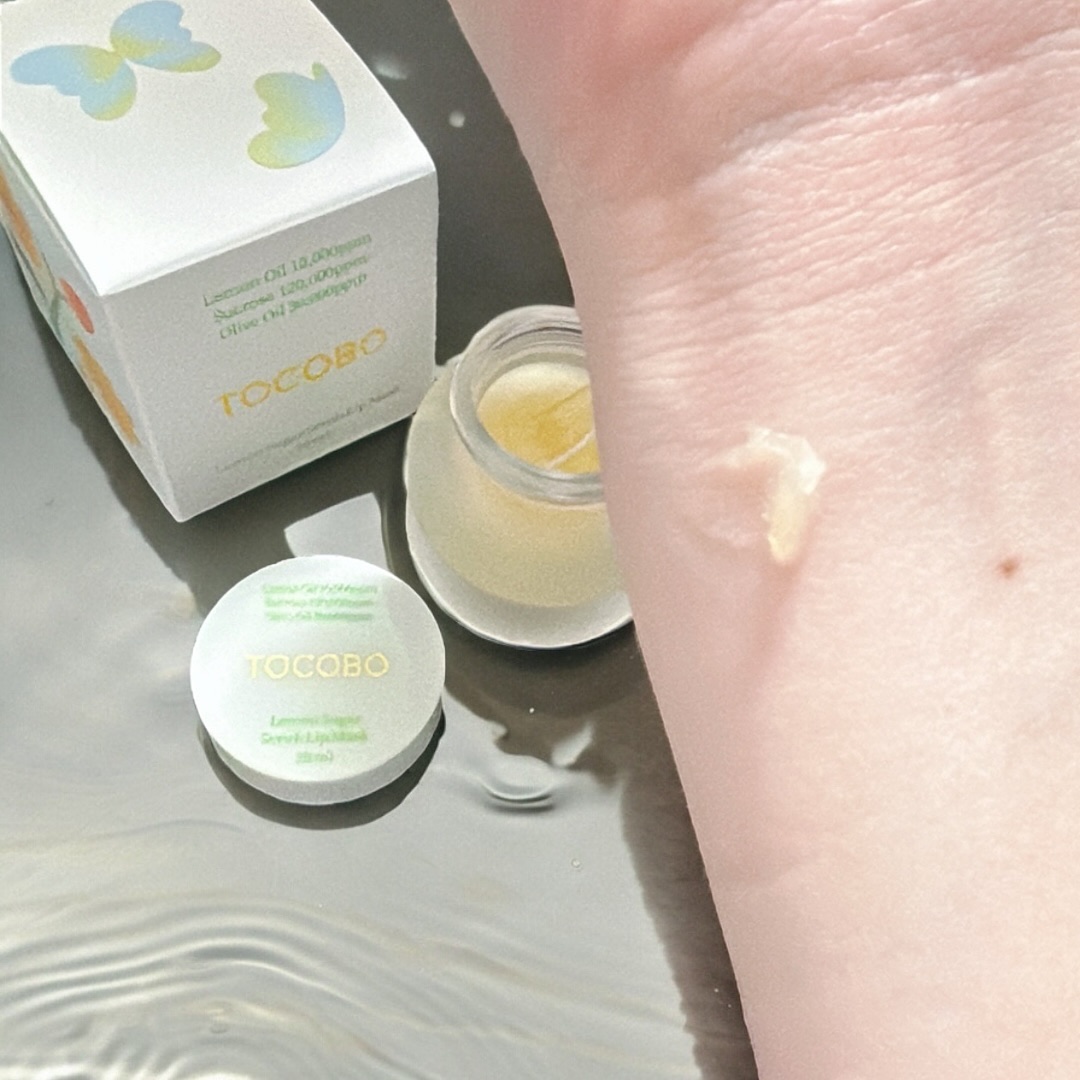 レモンシュガースクラブリップマスク/TOCOBO/リップスクラブを使ったクチコミ（3枚目）