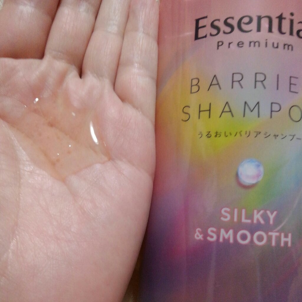 エッセンシャルプレミアム バリアシャンプー・コンディショナー シルキー&スムース/エッセンシャル/市販シャンプーを使ったクチコミ(4枚目)