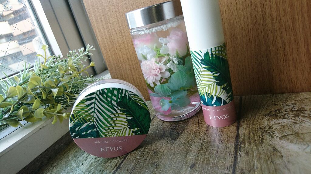 ミネラルUVホワイトセラム/エトヴォス/日焼け止めローションを使ったクチコミ(1枚目)