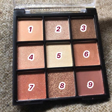 UR GLAM　BLOOMING EYE COLOR PALETTE/U R GLAM/アイシャドウパレットを使ったクチコミ（2枚目）