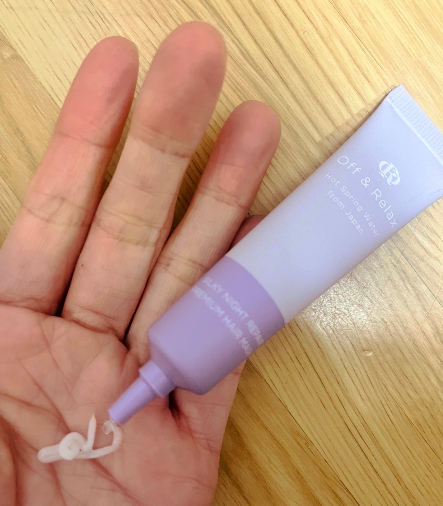 ORシルキーナイトリペアプレミアムマスク/Off&Relax/ヘアマスク・ヘアパックを使ったクチコミ(1枚目)