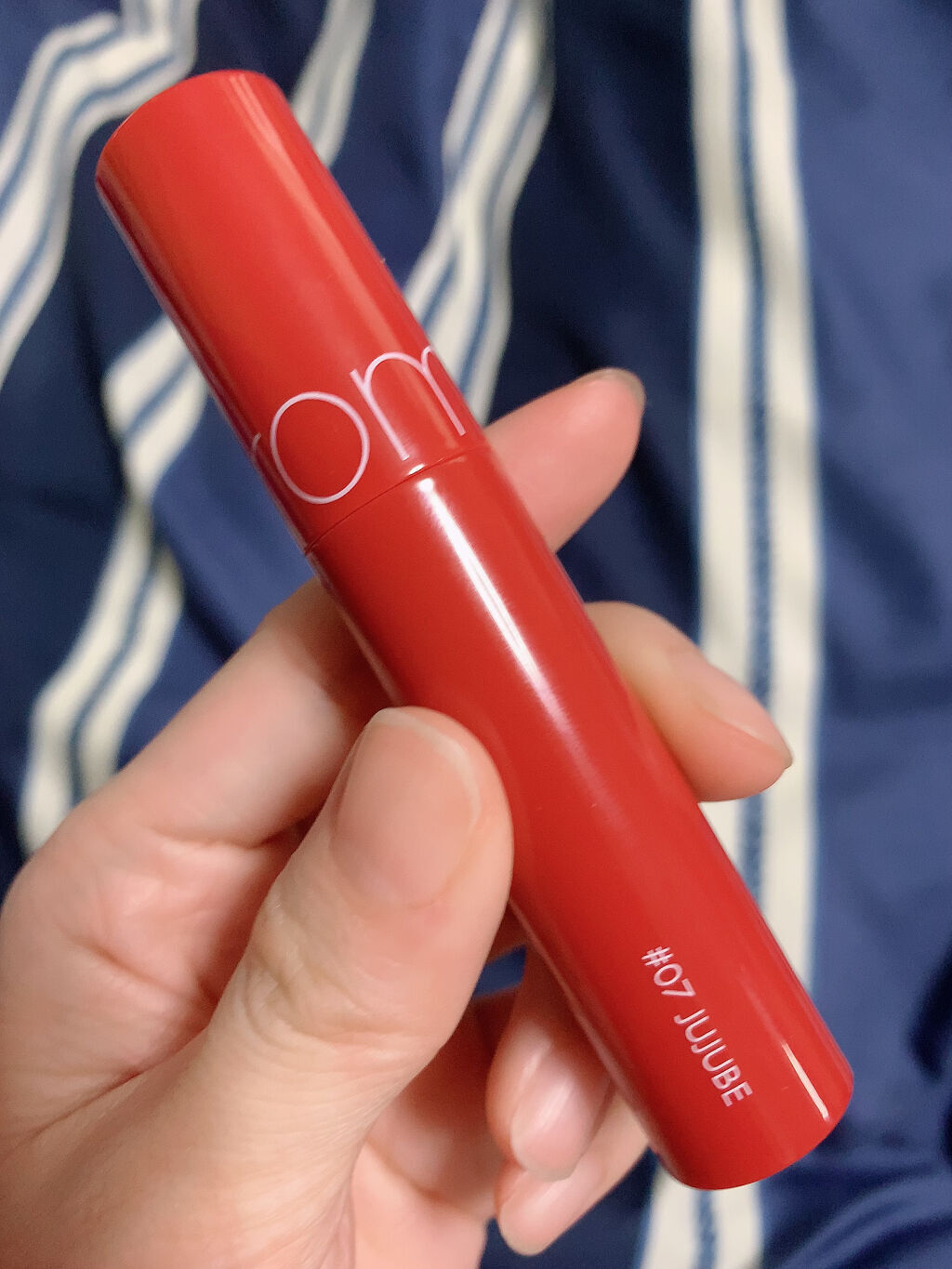 ジューシーラスティングティント/rom&nd/リップティントを使ったクチコミ（2枚目）