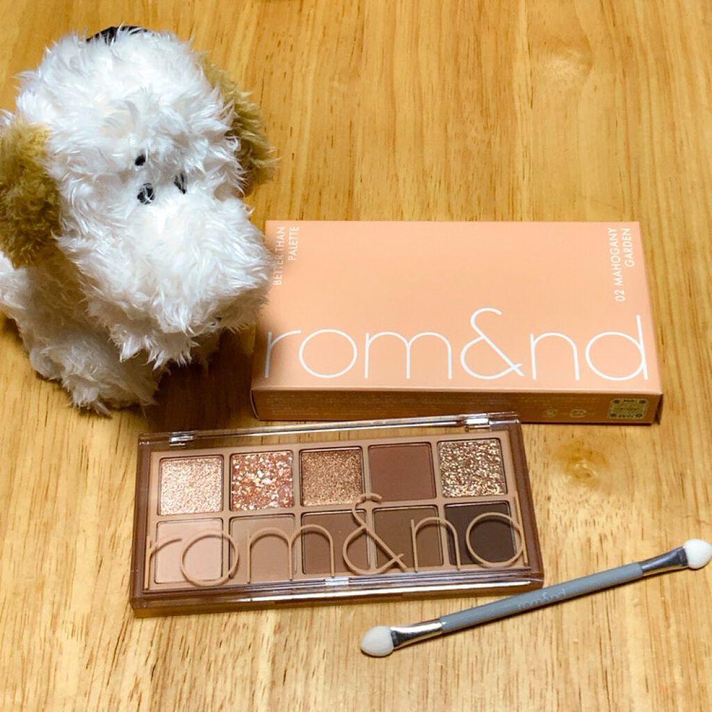 ベターザンパレット/rom&nd/アイシャドウパレットを使ったクチコミ（1枚目）