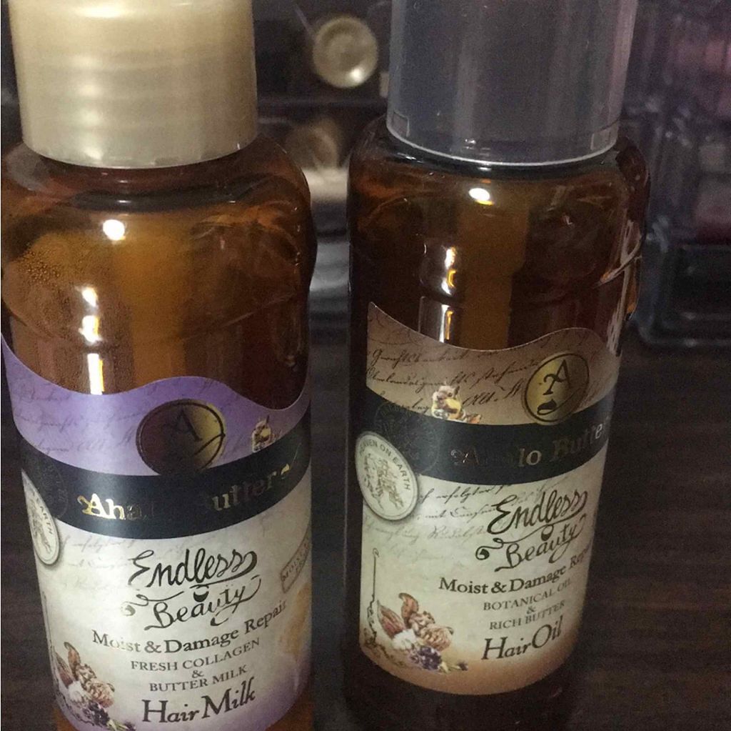 リッチモイスト リペアヘアオイル/AHALO BUTTER/ヘアオイルを使ったクチコミ(1枚目)