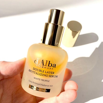 ホワイトトリュフダブルレイヤーリバイタライジングセラム/ダルバ/美容液を使ったクチコミ(3枚目)
