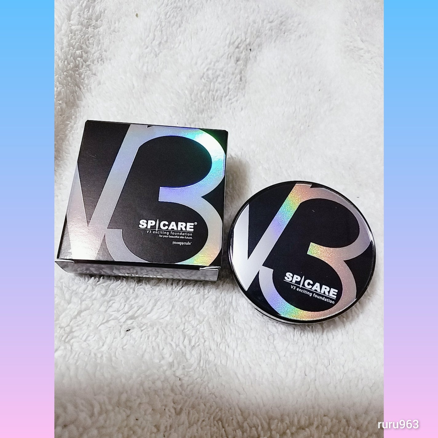 V3 エキサイティングファンデーション/SPICARE/クッションファンデーションを使ったクチコミ(1枚目)