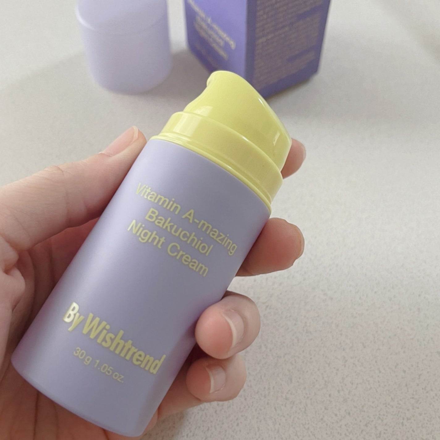 ビタミンA-mazingバクチオールナイトクリーム/By Wishtrend/フェイスクリームを使ったクチコミ(2枚目)