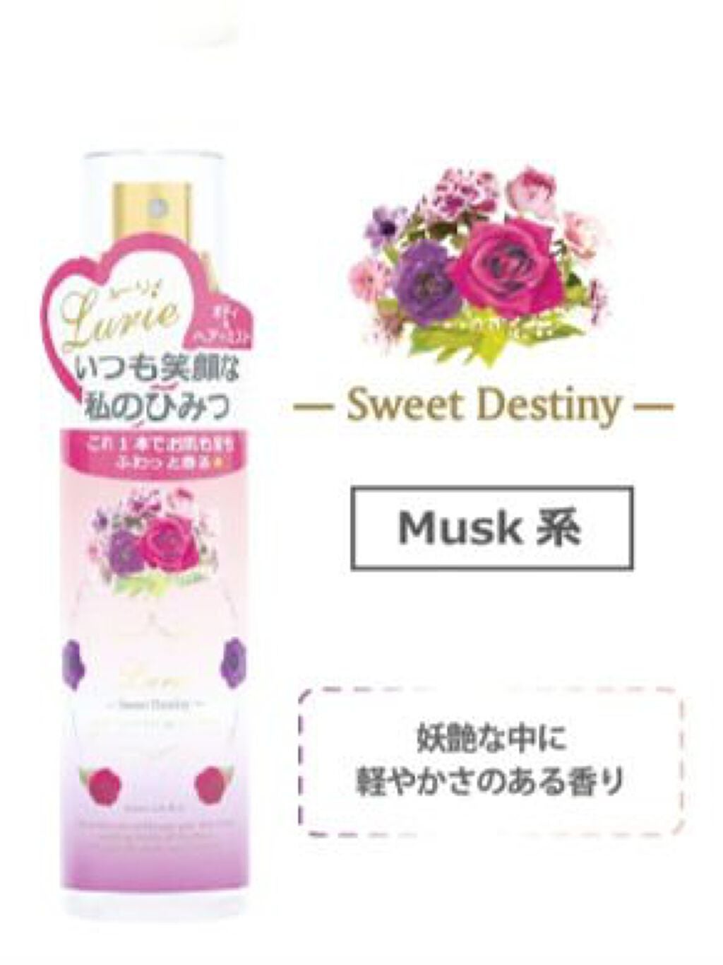 ボディ&ヘアフレグランスミスト/ルーリィ/香水(その他)を使ったクチコミ(1枚目)