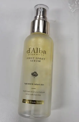 ダルバ ホワイトトリュフファーストスプレーセラム/ダルバ/ミスト状化粧水を使ったクチコミ（1枚目）