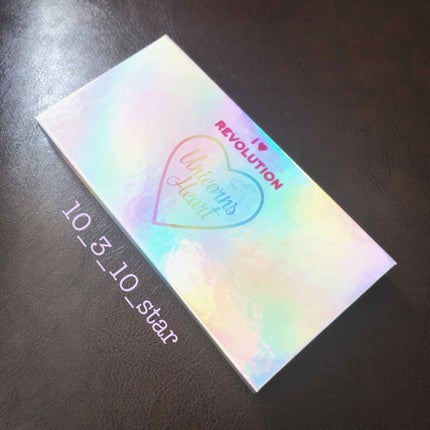 I Heart Revolution Unicorns Heart Eyeshadow Palette/MAKEUP REVOLUTION/アイシャドウパレットを使ったクチコミ(1枚目)