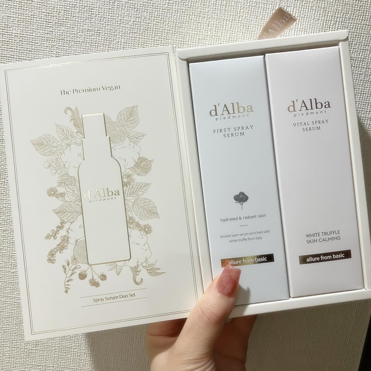 ダルバ ホワイトトリュフファーストスプレーセラム/ダルバ/ミスト状化粧水を使ったクチコミ（1枚目）
