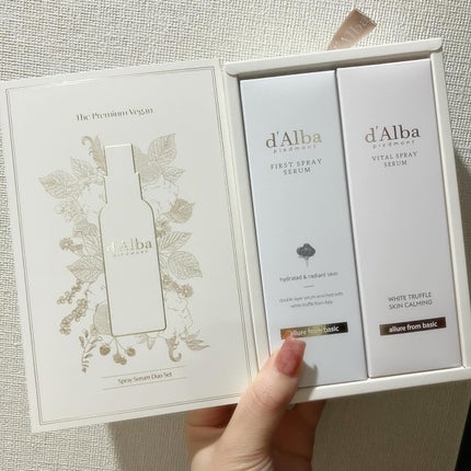 ダルバ ホワイトトリュフファーストスプレーセラム/ダルバ/ミスト状化粧水を使ったクチコミ(1枚目)