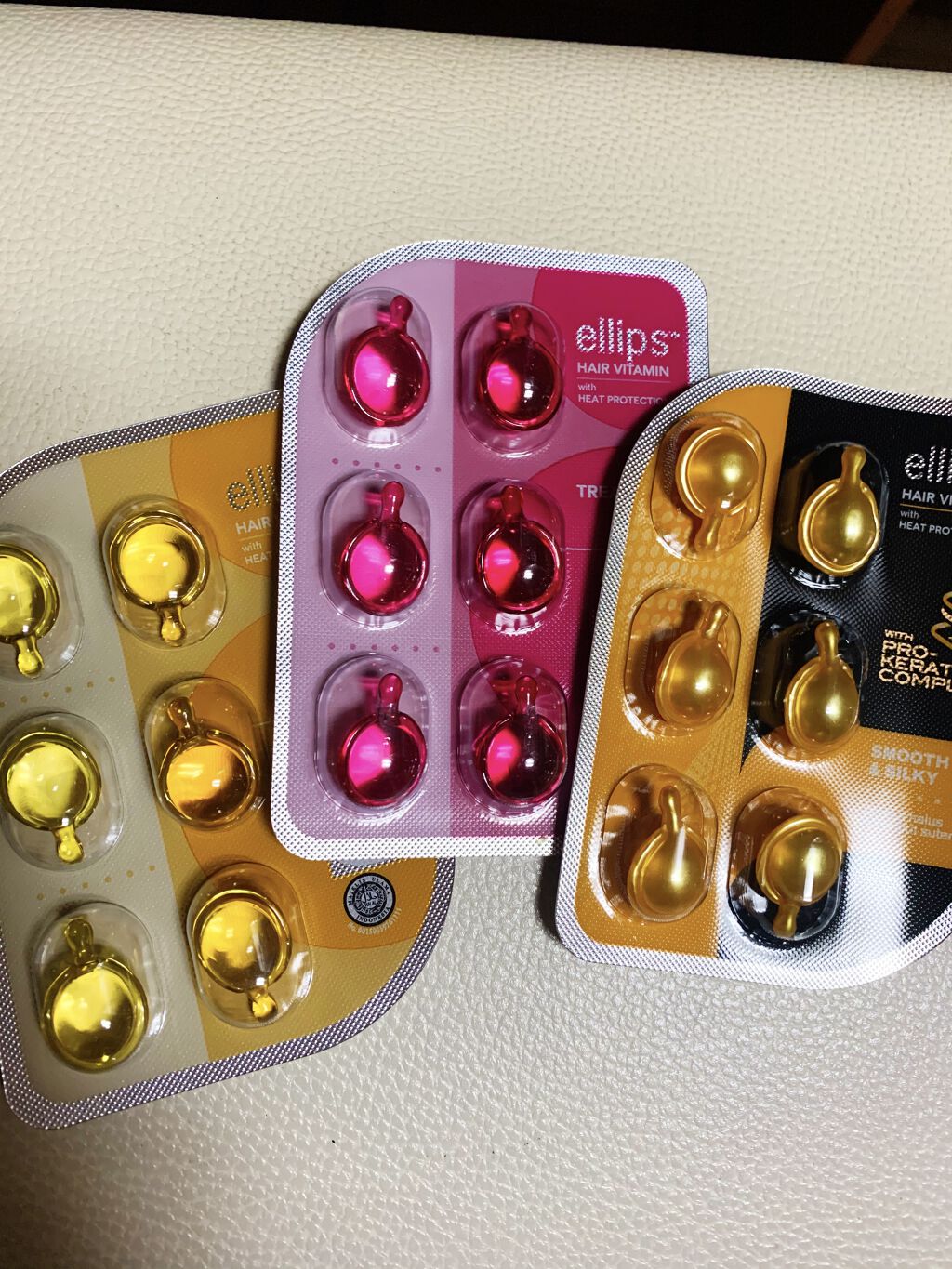 ヘアーオイル【トリートメント】/ellips/ヘアオイルを使ったクチコミ（2枚目）