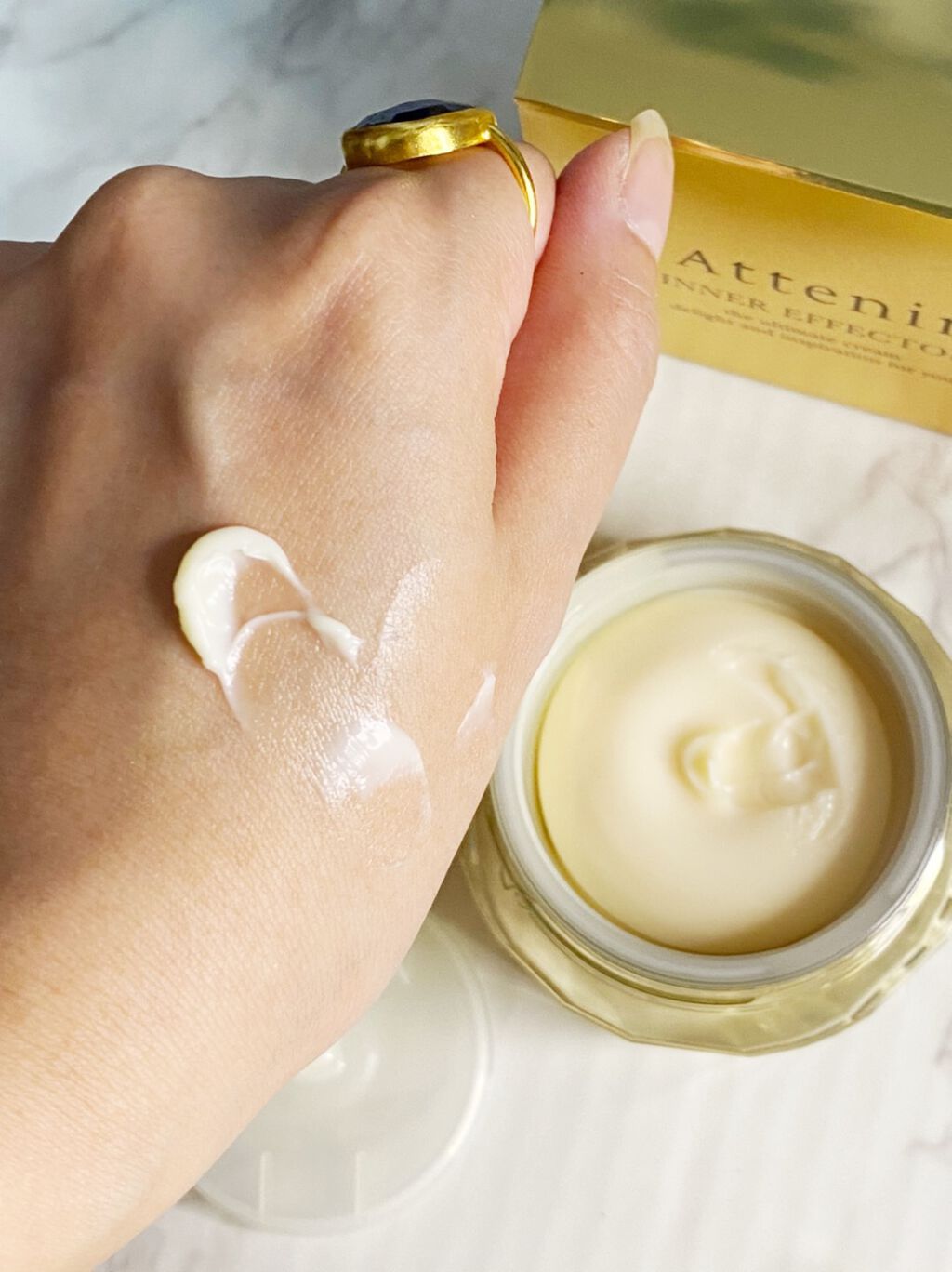 インナーエフェクター 本体/アテニア/フェイスクリームを使ったクチコミ（3枚目）