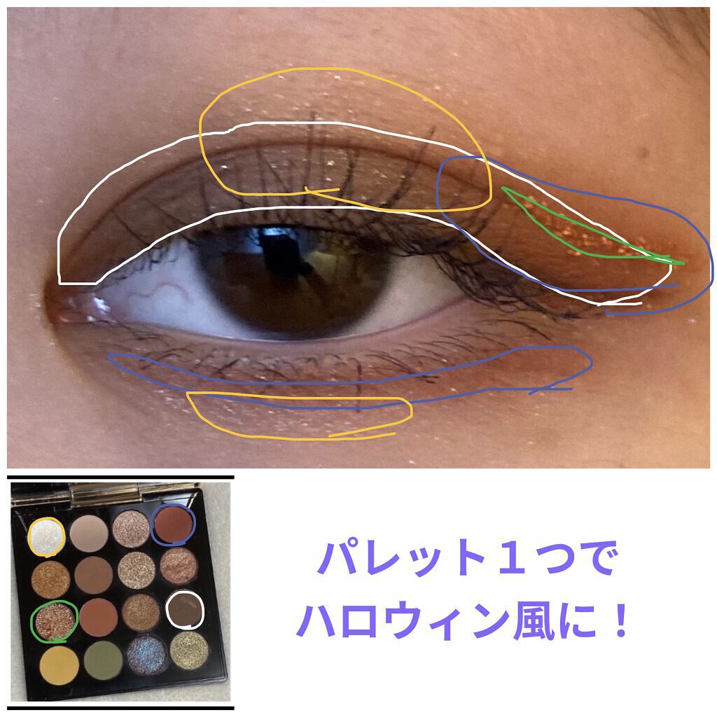 大英博物館 エジプトシリーズ アイシャドウパレット/ZEESEA/アイシャドウパレットを使ったクチコミ（3枚目）