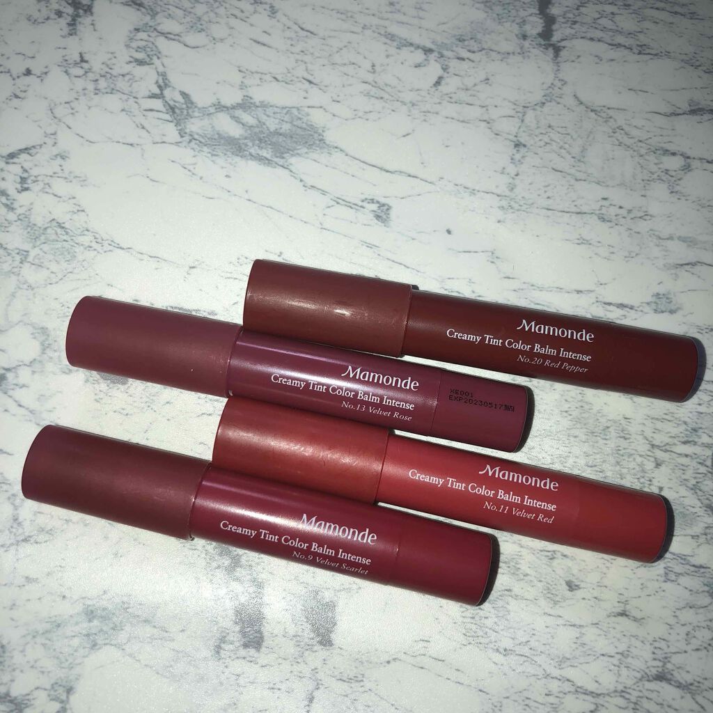 クリーミーリップティント カラーバーム・インテンス/Mamonde/リップティントを使ったクチコミ（1枚目）