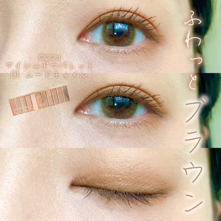 アイシャドウパレット/coou/アイシャドウパレットを使ったクチコミ(1枚目)
