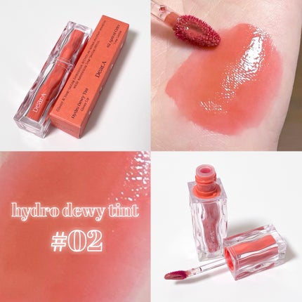 ハイドロデュイティント 02.アプリコットサイダー/Dear.A/リップティントを使ったクチコミ(1枚目)