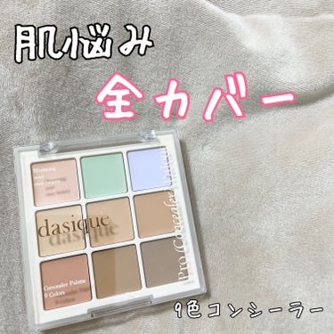 プロコンシーラーパレット/dasique/パレットコンシーラーを使ったクチコミ（1枚目）