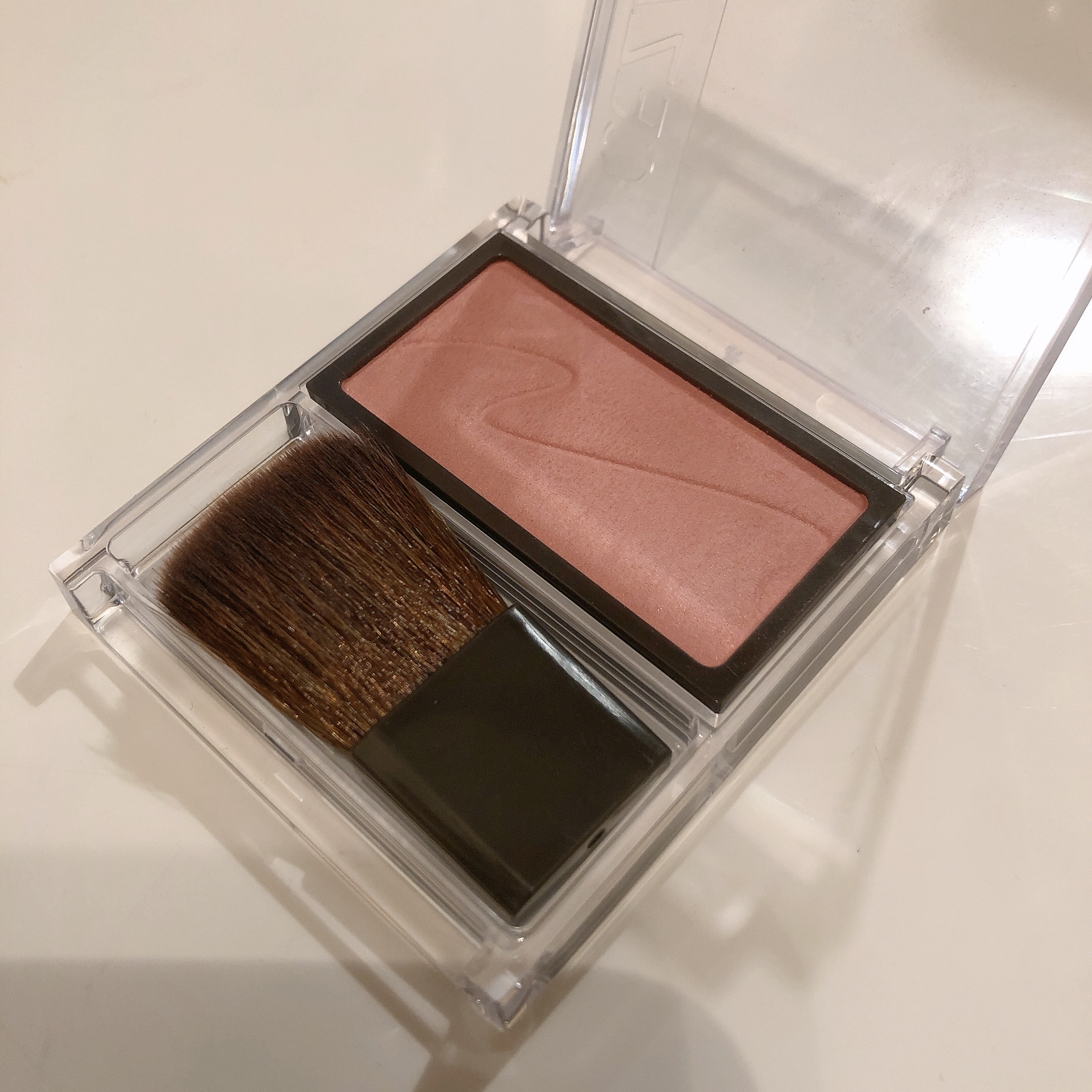 チークブラッシュ/CEZANNE/パウダーチークを使ったクチコミ（2枚目）