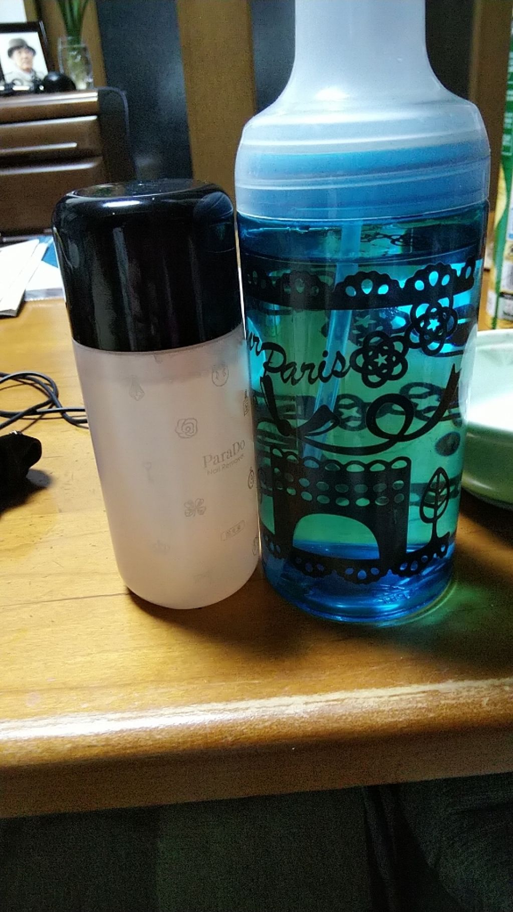 只野いずみ on LIPS 「左がちふれの美白化粧水VC。除光液の容器を再利用しました。右が..」(1枚目)