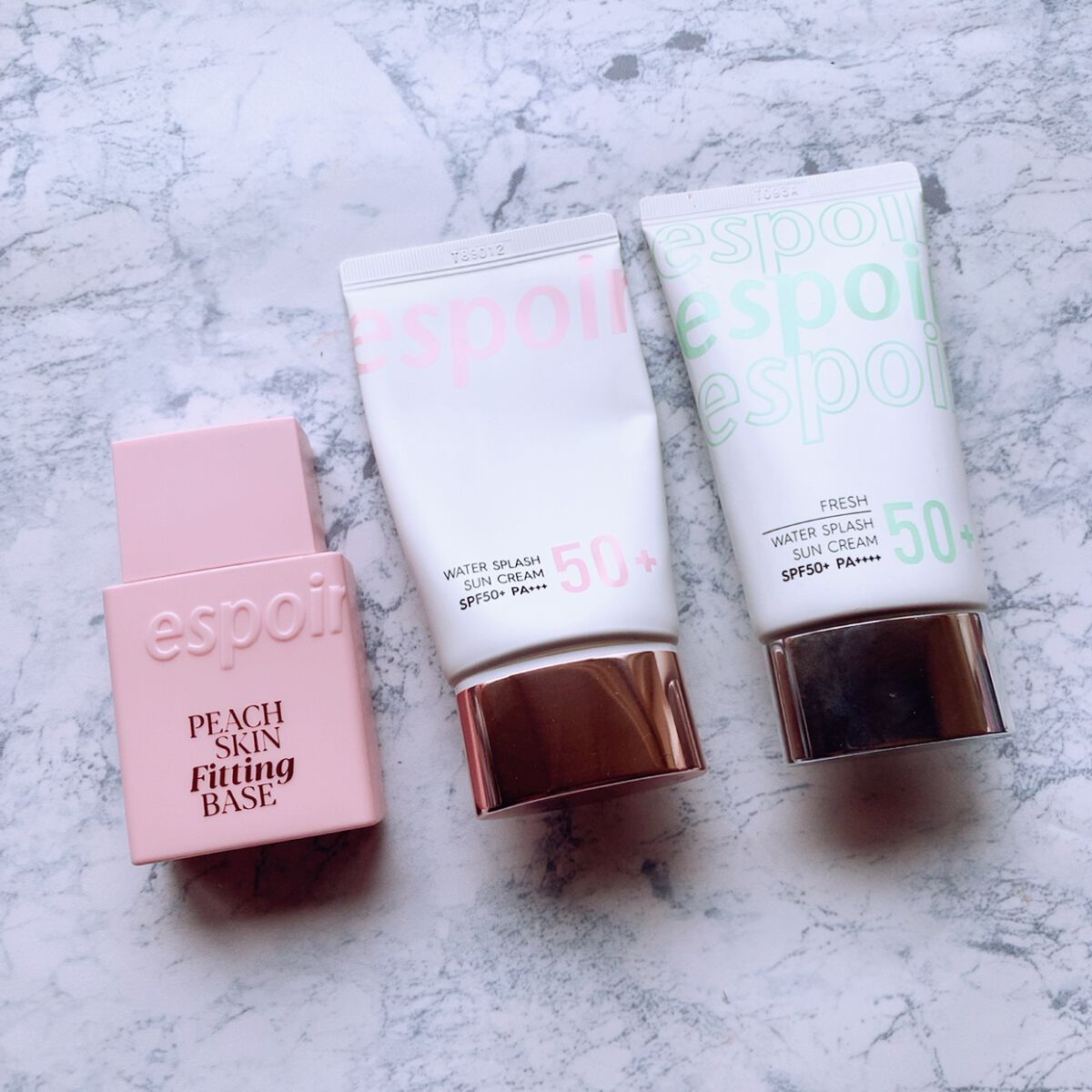 ウォータースプラッシュサンクリーム/espoir/日焼け止め・UVケアを使ったクチコミ（3枚目）