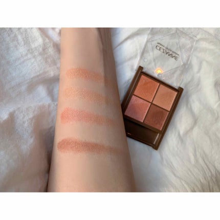 ニュアンスオンアイシャドウ/CEZANNE/アイシャドウパレットを使ったクチコミ(3枚目)