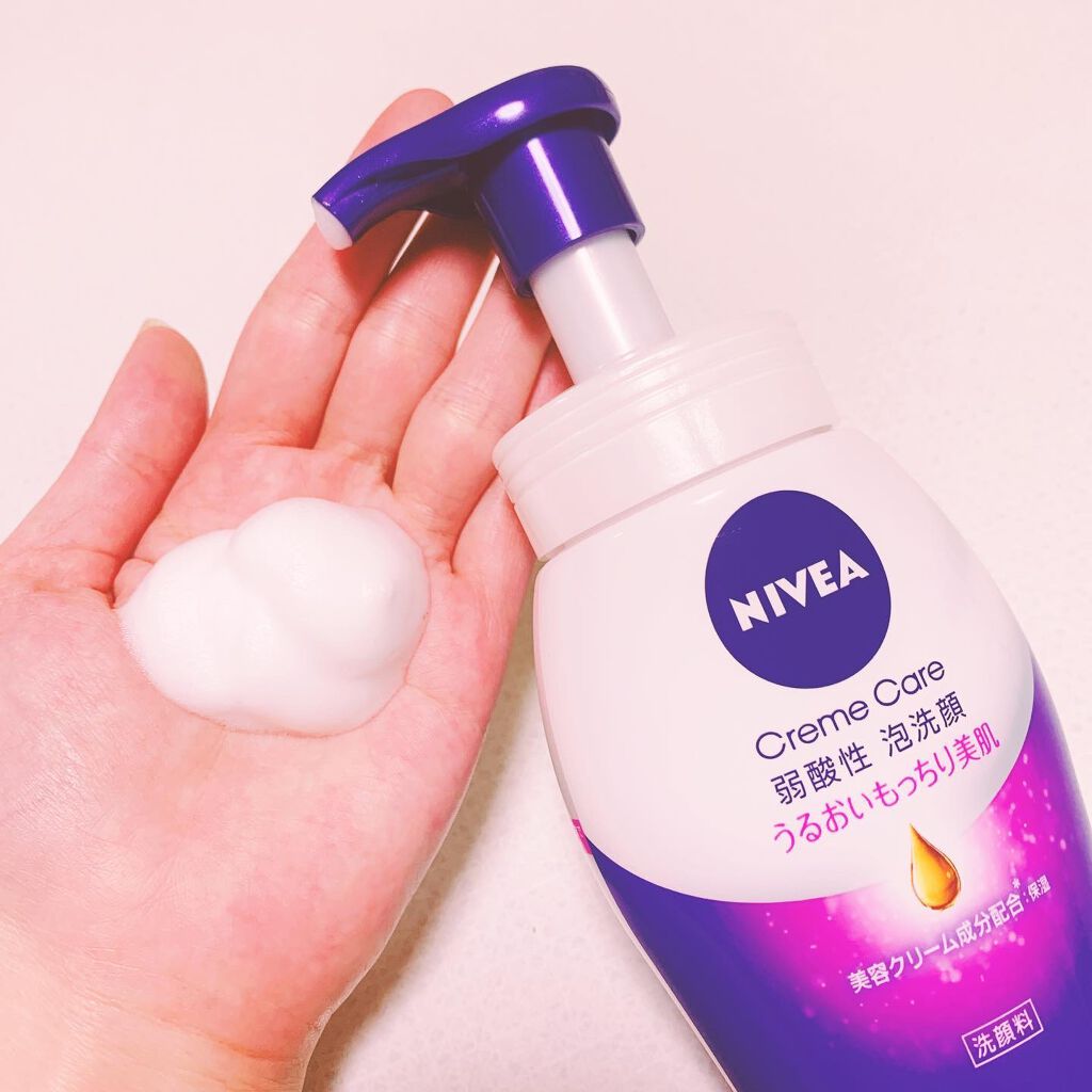 恵梨 on LIPS 「#NIVEA#ニベアクリームケア弱酸性泡洗顔チューブタイプの洗..」(2枚目)