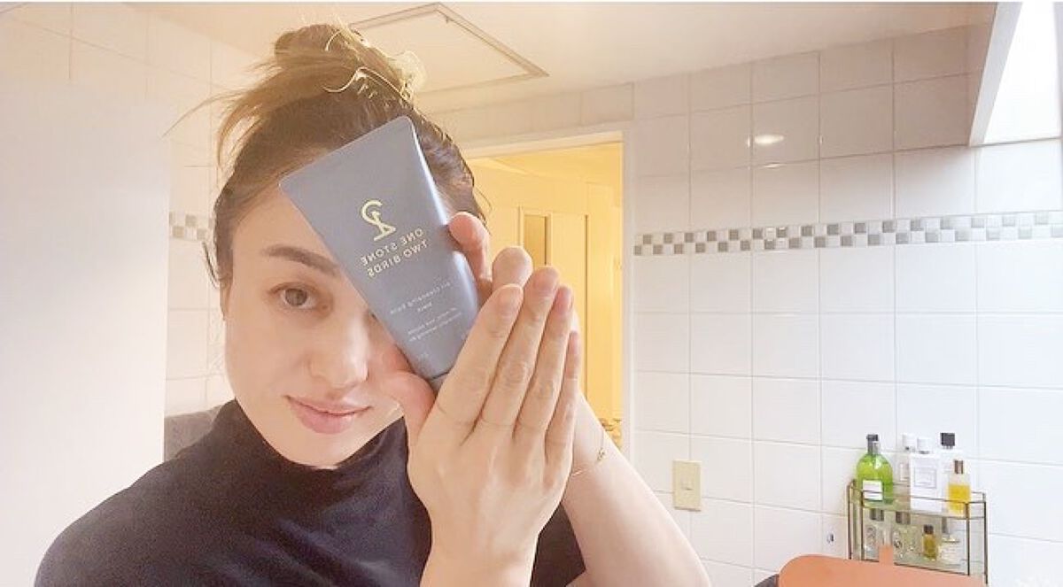 オイルクレンジングバーム ブラック/ONE STONE TWO BIRDS/クレンジングバームを使ったクチコミ(4枚目)