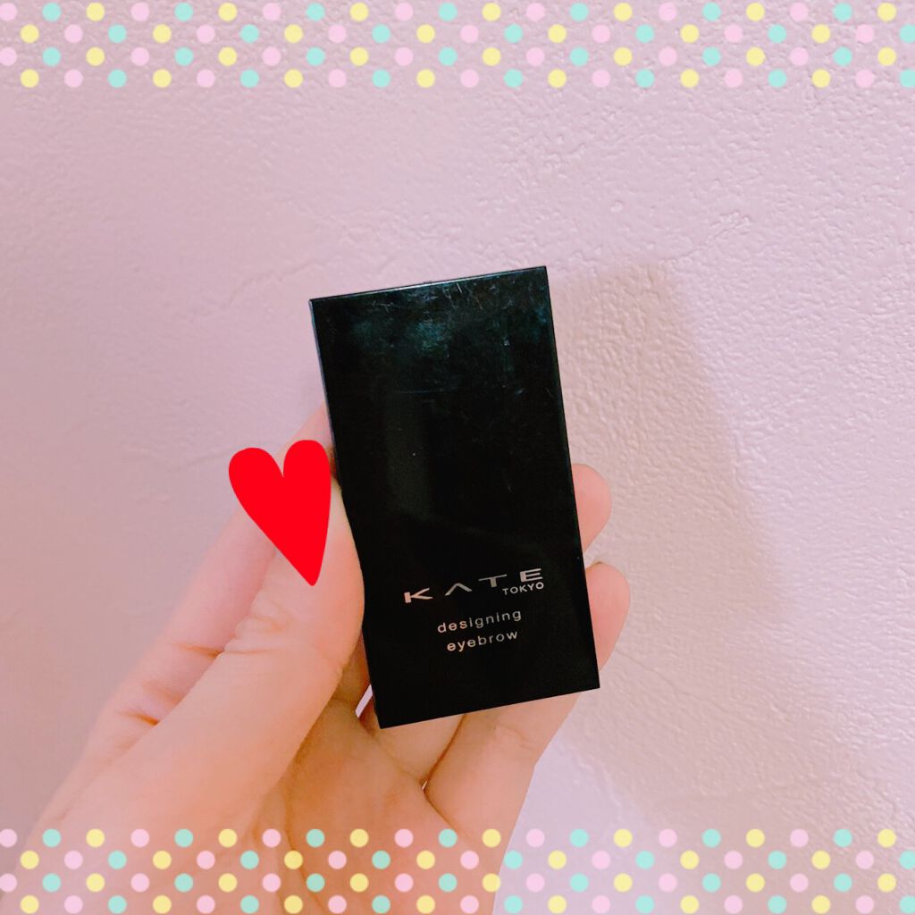ケイト デザイニングアイブロウ3D/KATE/パウダーアイブロウを使ったクチコミ(1枚目)