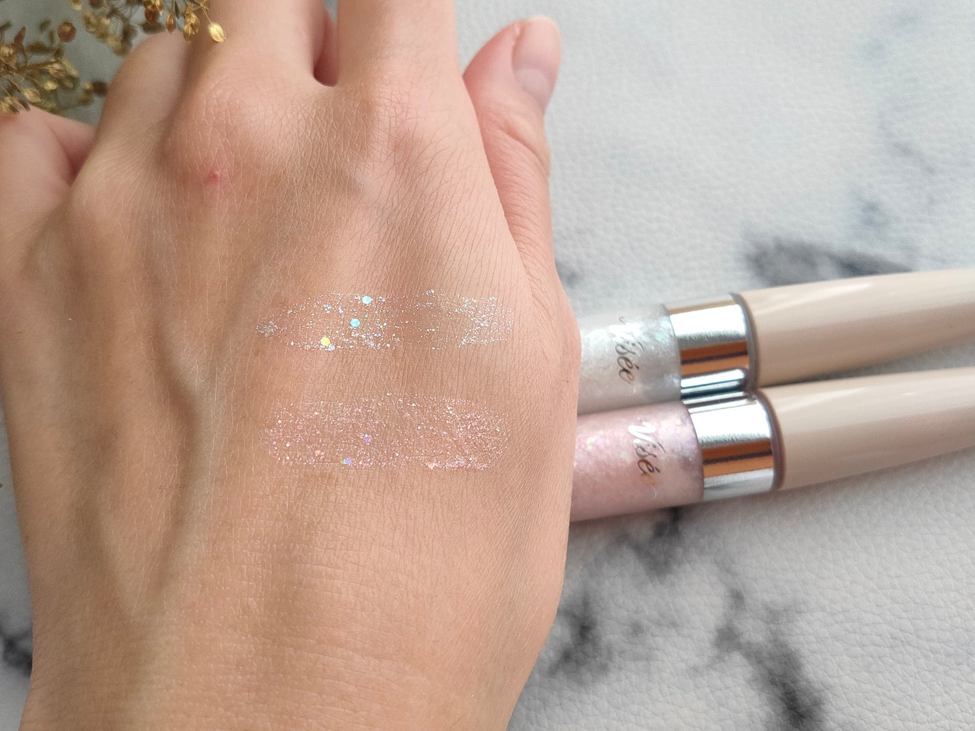 3D グリッター アイリキッド /Visée/グリッターを使ったクチコミ(4枚目)