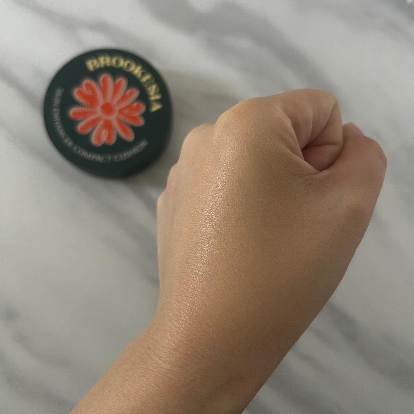 スキンエンハンサー コンパクト クッション (マット)/BROOKESIA/クッションファンデーションを使ったクチコミ(5枚目)