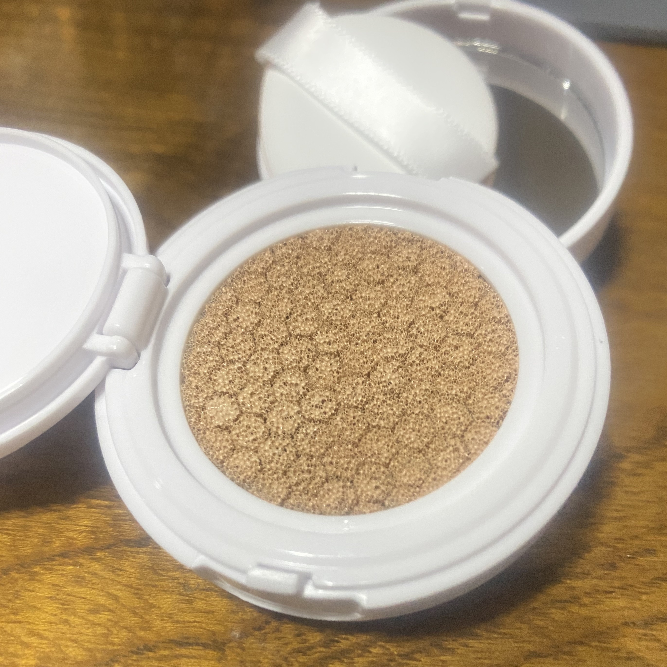 アイデイト クッションファンデーション 01 ピンクベージュ（ミニ）/IDATE/クッションファンデーションを使ったクチコミ（3枚目）