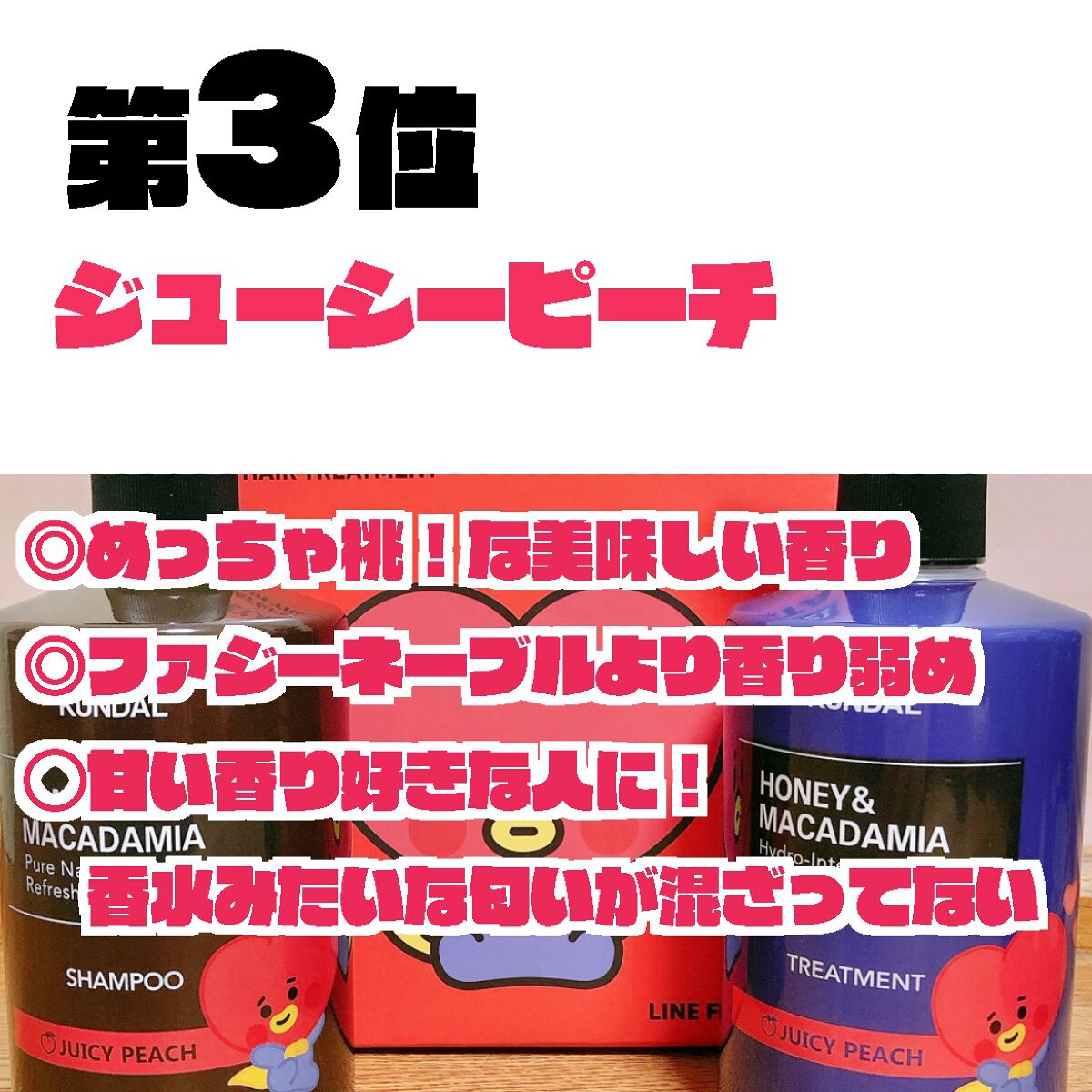 ネイチャーシャンプー/KUNDAL/市販シャンプーを使ったクチコミ(5枚目)