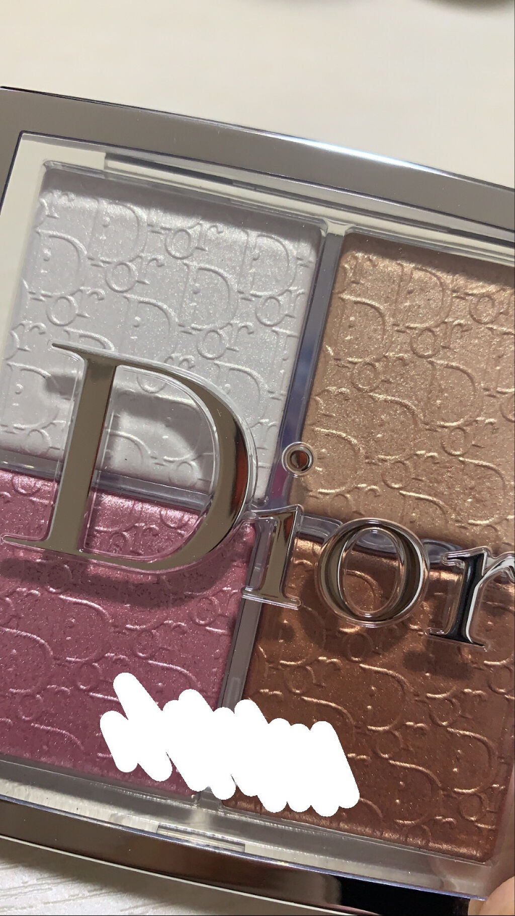 ディオール バックステージ フェイス グロウ パレット/Dior/ハイライトを使ったクチコミ（1枚目）