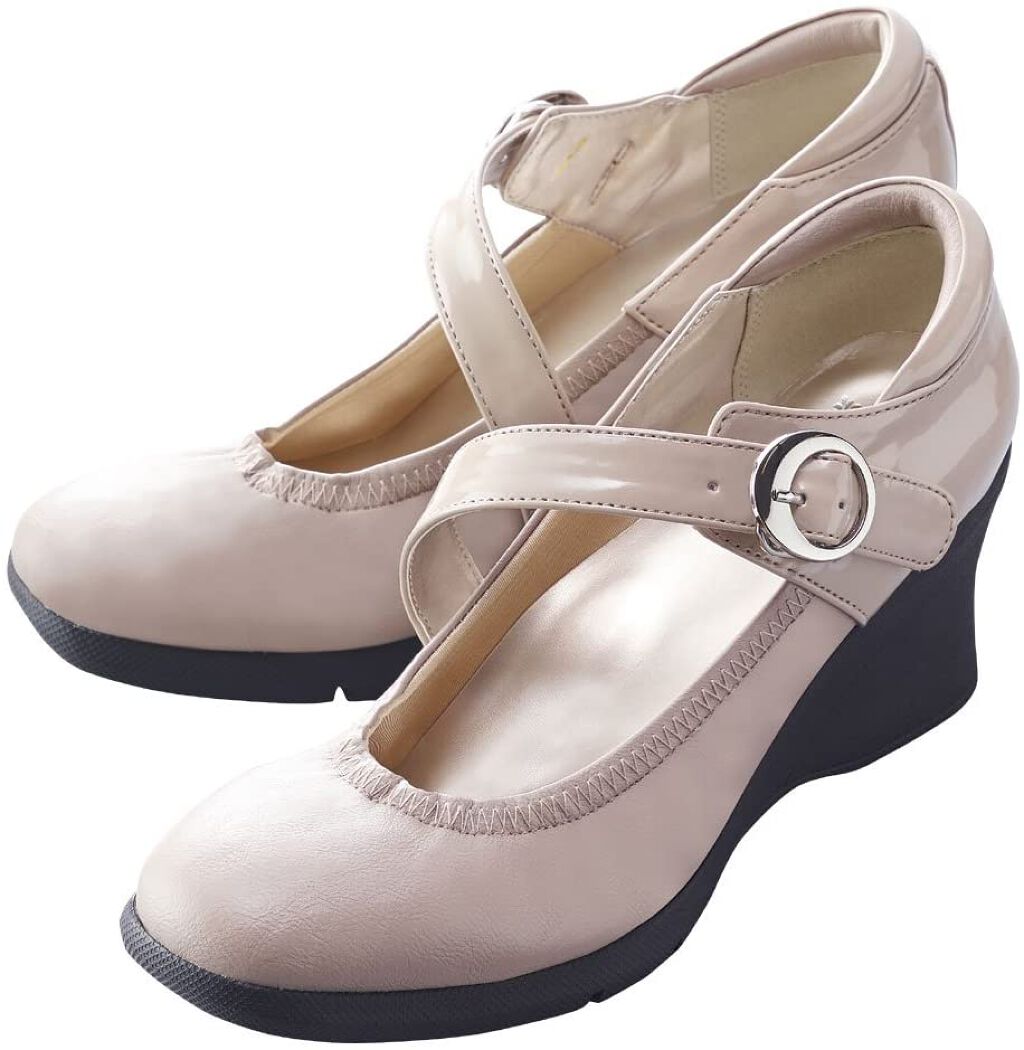 美人ぐせソフトパンプス(N) ベージュ 23.0cm