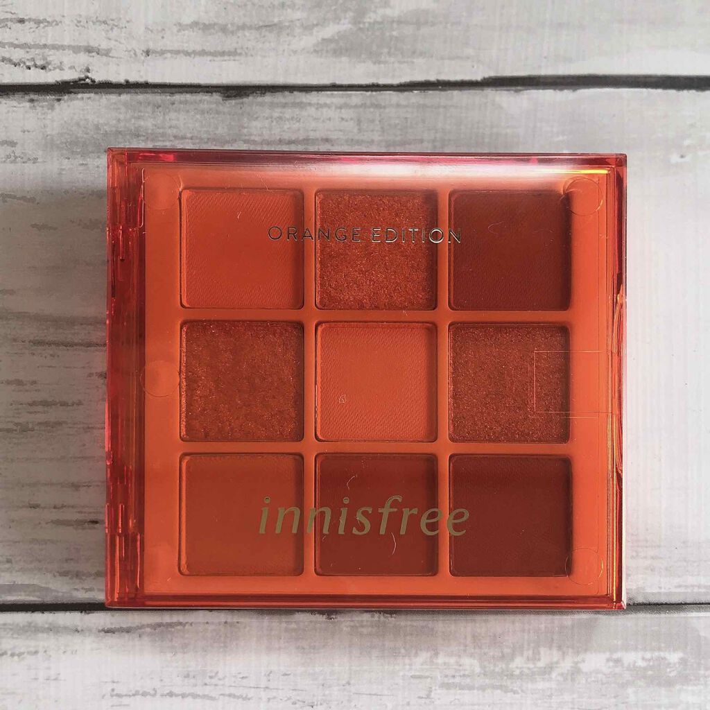 ジューシーオレンジパレット/innisfree/アイシャドウパレットを使ったクチコミ(2枚目)