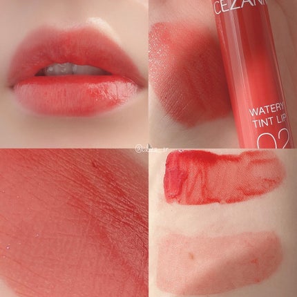 ラスティンググロスリップ/CEZANNE/口紅を使ったクチコミ(6枚目)