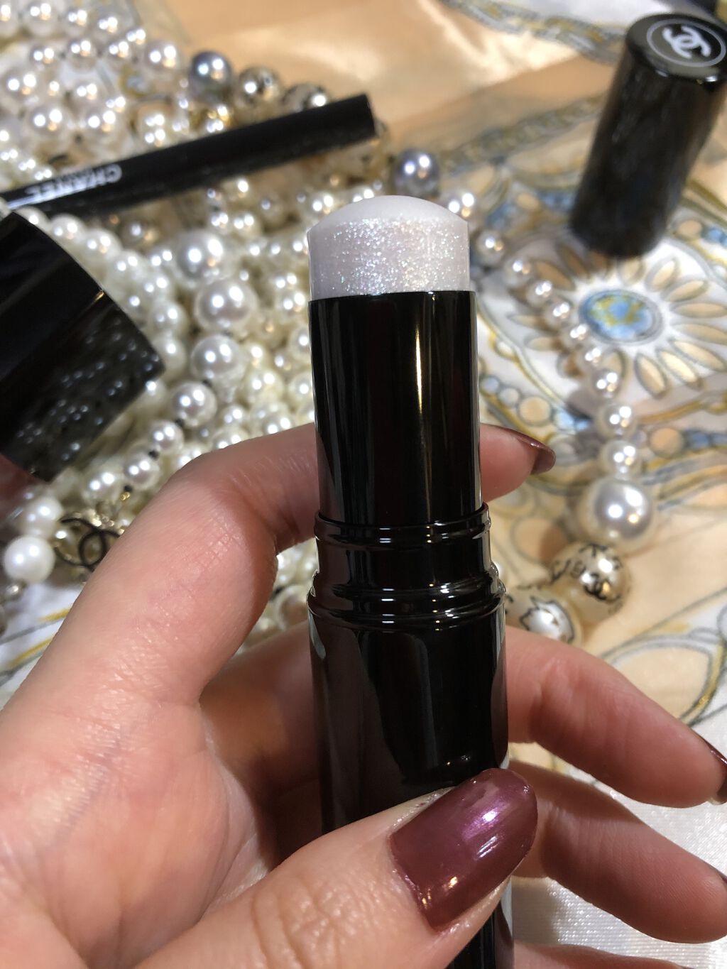 スティロ オンブル エ コントゥール 40 ベージュ ペルレ/CHANEL/スティックアイシャドウを使ったクチコミ（3枚目）